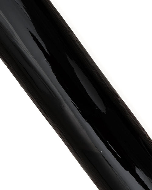 BLACK PATENT leather skin, smooth glossy goatskin, classic patent skin, 0.5 - 0.7 mm B18778-TB La Garzarara