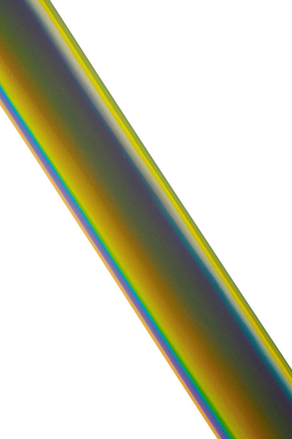 MULTICOLOR IRIDESCENT leather skin, colorful rainbow printed goatskin, bright soft hie for diy projects B19129-MT(st) La Garzarara