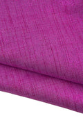 Fuchsia METALLIC leather skin, pink fabric - like textured soft SUEDE goatskin, ideal for diy projects B19390-MT(st) La Garzarara