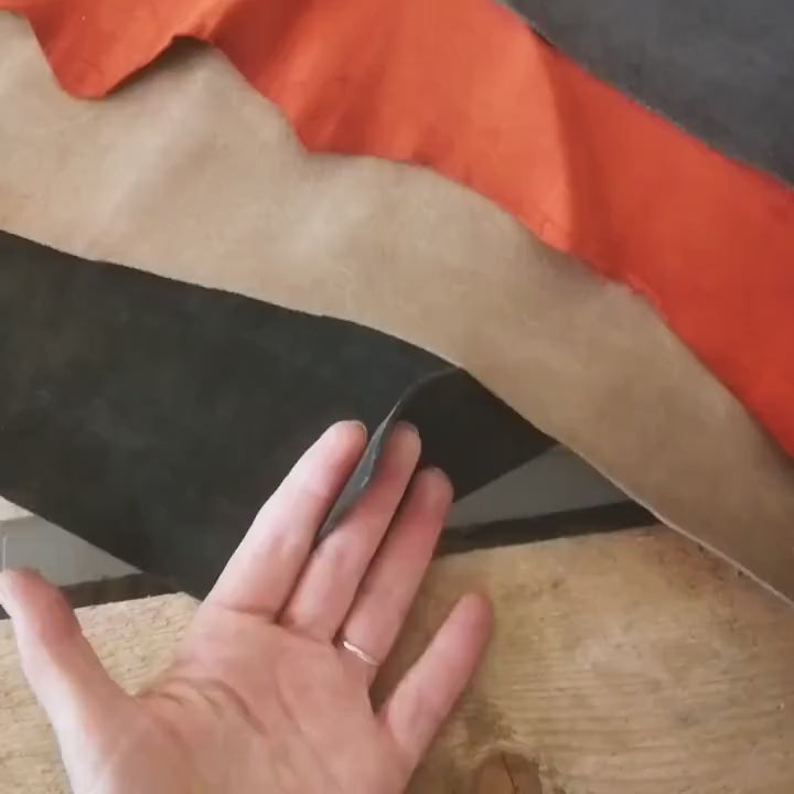 Supple Suede Leather Scraps, Soft Nubuck Offcuts, Mixed Solid Colors for Jewelry Making and Crafts  AMZ38 B La Garzarara