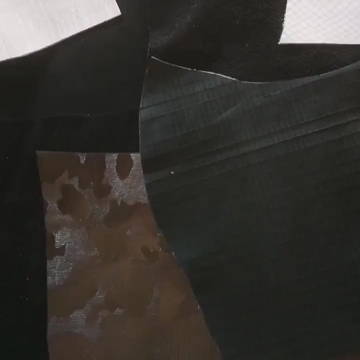 Black and White Leather Pieces, 5x6 Small Craft Cuts, Mixed Textures and Patterns, Leather Assortment 0,7 lbs - 1 lbs - 1,7 lbs - 2 lbs B054