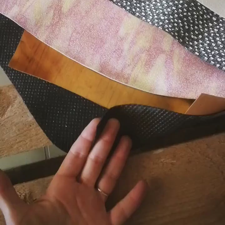Printed Offcuts Leather, Variety Leather Pieces, Random Assortment textured leather pieces  1 lbs - 1,7 lbs - 2 lbs - 4 lbs